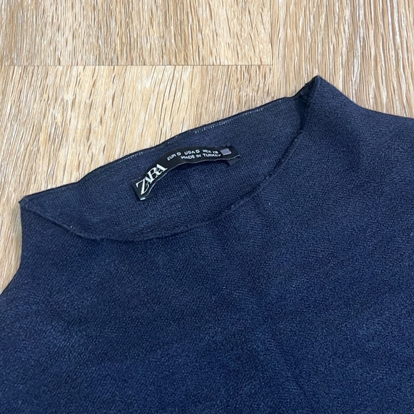 Zara Mockneck Fitted Minidress - Picture 2 of 3